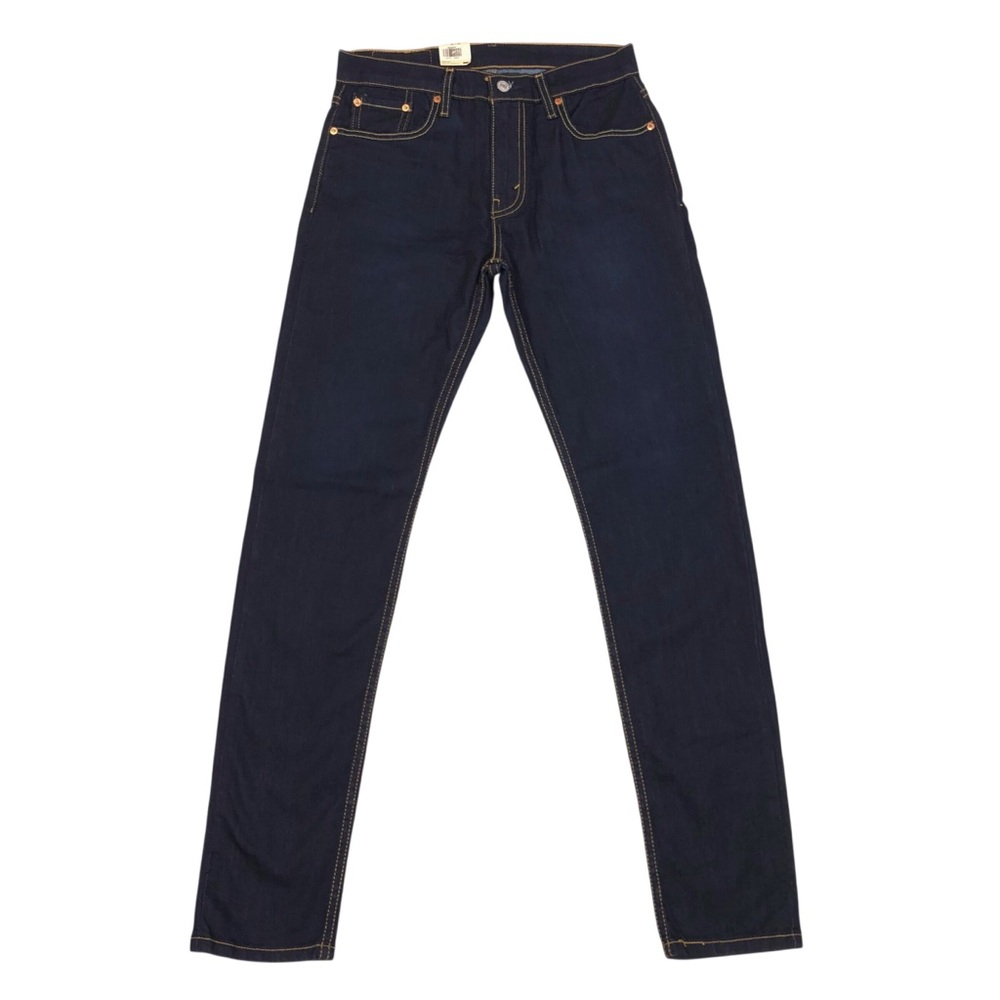 Levis 512 Slim Taper Jeans Men's Size 30 30x33 Stretch Blue Dark Wash NWT